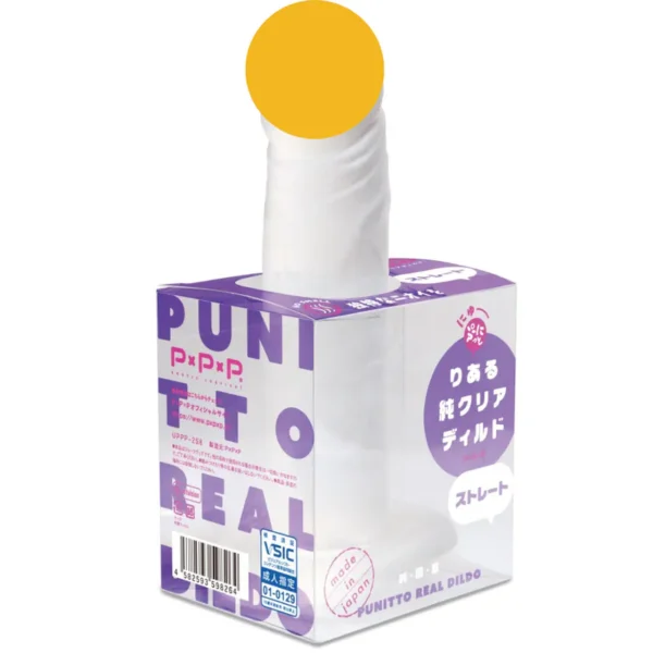 Hatopla Made in Japan Punitto Real Dildo Clear 16cm