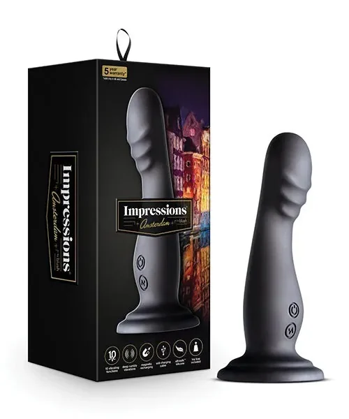 Blush Novelties Impressions Suction Base Vibrating Dildo Amsterdam